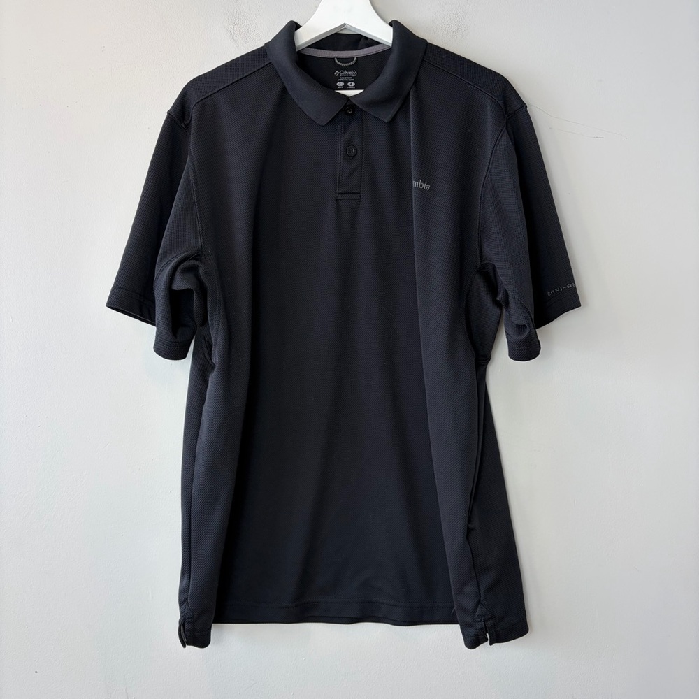 Columbia‎ Black Omni-Shade Polo Men's Large